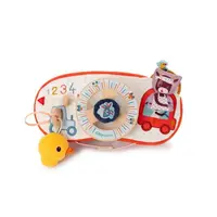 Lilliputiens - textilní panel s volantem - farmářské auto