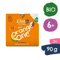 Ella's Kitchen BIO ORANGE ONE Ovocné pyré s mangem (5x90 g)