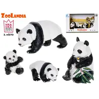 Zoolandia samec a samice pandy s mláďaty