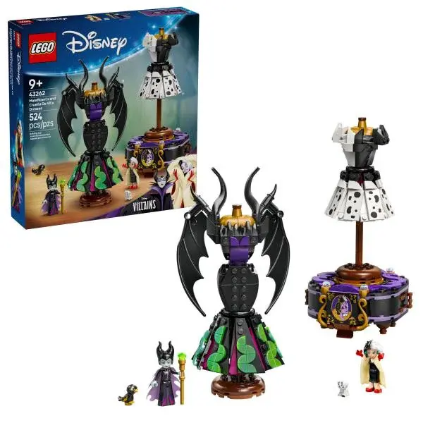 LEGO® Disney 43262 Šaty Zloriány a Cruelly De Vil