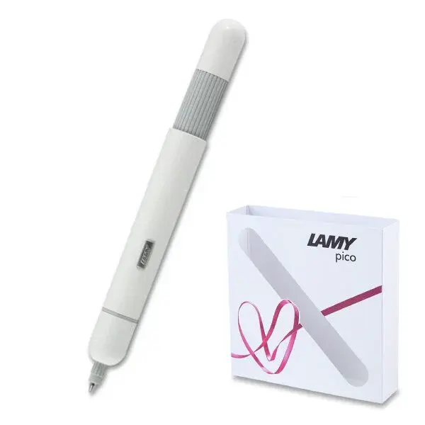 Kapesní kuličkové pero Lamy Pico Shiny White - valentýnská edice