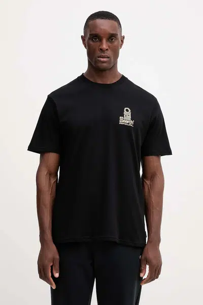 Tričko Rip Curl VAPORCOOL pánské, černá barva, s potiskem, 0K5MTE