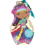 Obliekame tanečnice z celého sveta - Omalovánky