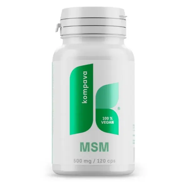 KOMPAVA MSM 500 mg 120 kapsúl