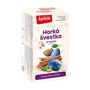 APOTHEKE Horúca slivka so škoricou čaj 20x2g