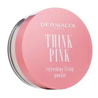 Dermacol Think Pink Refreshing Fixing Powder púder pre zjednotenú a rozjasnenú pleť 10 g