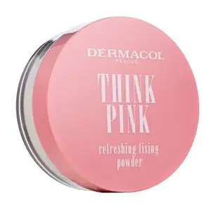 Dermacol Think Pink Refreshing Fixing Powder púder pre zjednotenú a rozjasnenú pleť 10 g