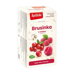 APOTHEKE Brusnica a malina 20x2 g
