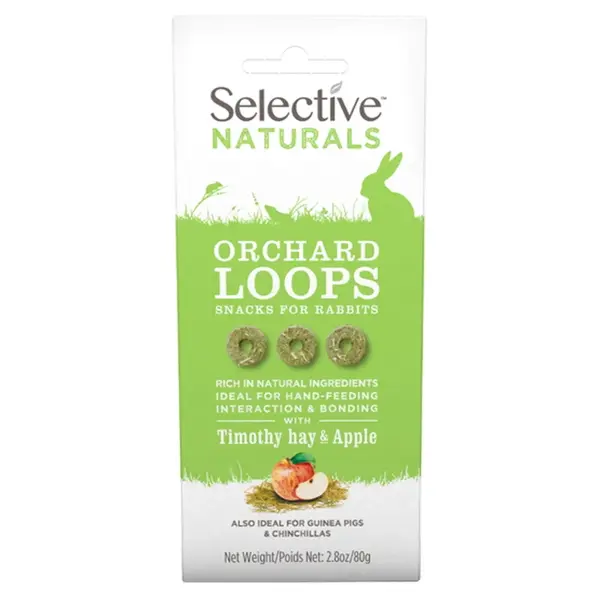 SUPREME Selective naturals snack orchard loops s bojínkom a jablkom 80 g