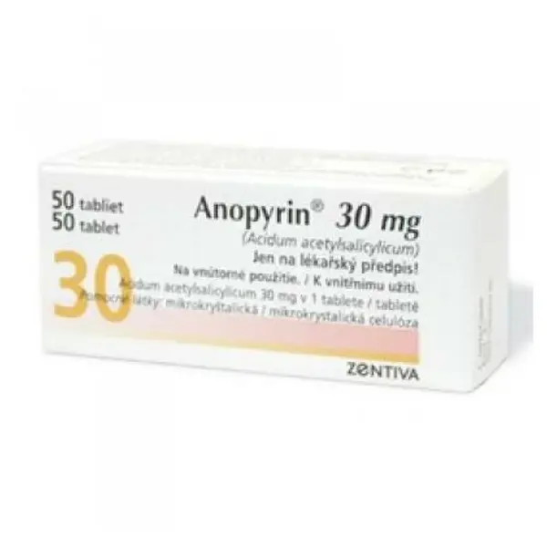 ANOPYRIN 30 mg 50 tabliet