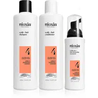 Nioxin System 4 dárková sada pro poškozené a barvené vlasy 3 ks