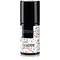 Gabriella Salvete GeLove One Step gelový lak na nehty s použitím UV/LED lampy se třpytkami odstín 34 Funny 8 ml