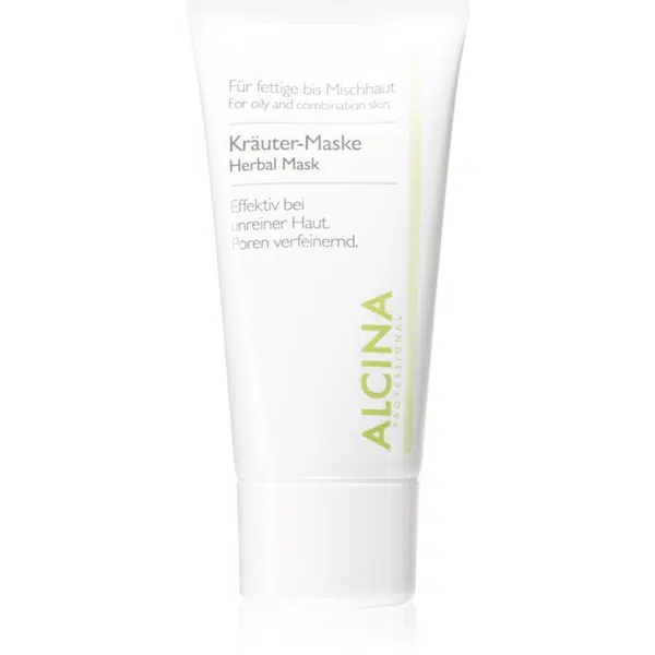 Alcina For Oily Skin bylinná maska proti lesknutí pleti a rozšířeným pórům 50 ml