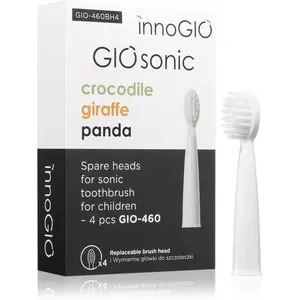 innoGIO GIOSonic Spare Heads náhradní hlavice pro zubní kartáček GIOSonic 4 ks