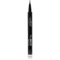 puroBIO Cosmetics Fillbrow fix na obočí odstín 04 Soft Black 0.7 ml