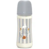 Suavinex Wonderland SX Pro Physiological Anti-Colic kojenecká láhev L Dense Flow 6 m+ Blue 360 ml