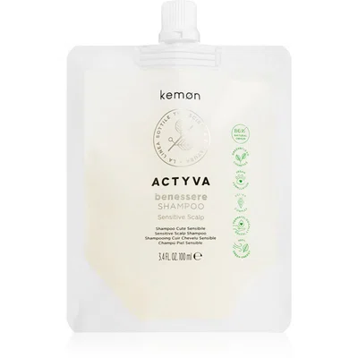 Kemon Actyva Benessere jemný čisticí šampon na vlasy 100 ml
