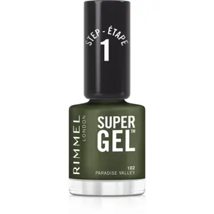 Rimmel Super Gel gelový lak na nehty bez užití UV/LED lampy odstín 102 Paradise Valley 12 ml