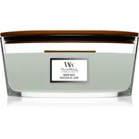 Woodwick Warm Wool vonná svíčka s dřevěným knotem (hearthwick) 453,6 g