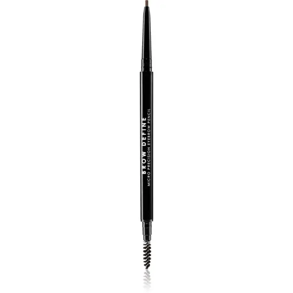 MUA Makeup Academy Brow Define precizní tužka na obočí s kartáčkem odstín Dark Brown 0.05 g
