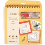 FILIBABBA My Favourite Water Colouring Book Dinos omalovánka 3y+ 1 ks