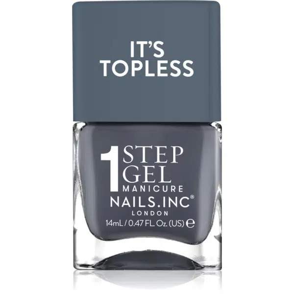 Nails Inc. It’s Topless gelový lak na nehty pro dlouhotrvající efekt odstín Emily 14 ml