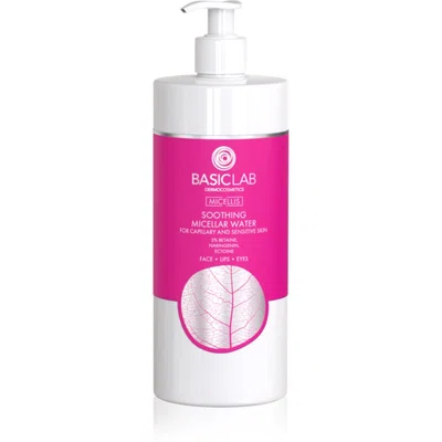 BasicLab Dermocosmetics Micellis zklidňující micelární voda pro pleť se sklonem k začervenání 500 ml