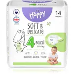 BELLA Baby Happy Soft&Delicate jednorázové pleny s kanálky Maxi 8-14 kg 14 ks