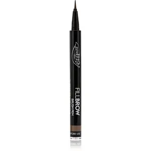 puroBIO Cosmetics Fillbrow fix na obočí odstín 02 Soft Brown 0.7 ml