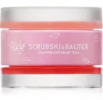 Rude Cosmetics Scrubski & Balmer balzám a peeling na rty odstín Grapefruit 7.5 g