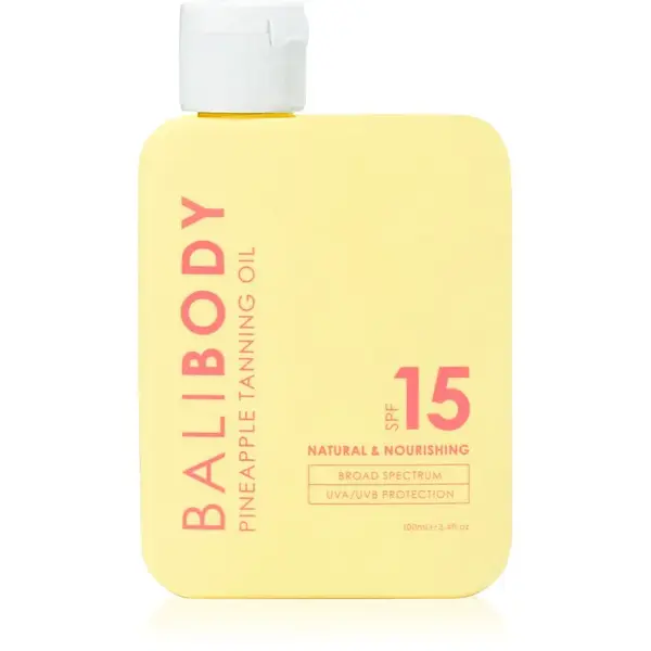 Bali Body Pineapple Tanning Oil olej na opaľovanie SPF 15 100 ml