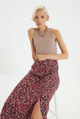 Dámská sukně Trendyol Floral Patterned
