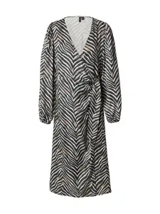 VERO MODA Šaty 'VMVina'  brokátová / čierna / biela