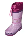 PLAYSHOES Gumáky  hnedá / levanduľová / pitaya / biela
