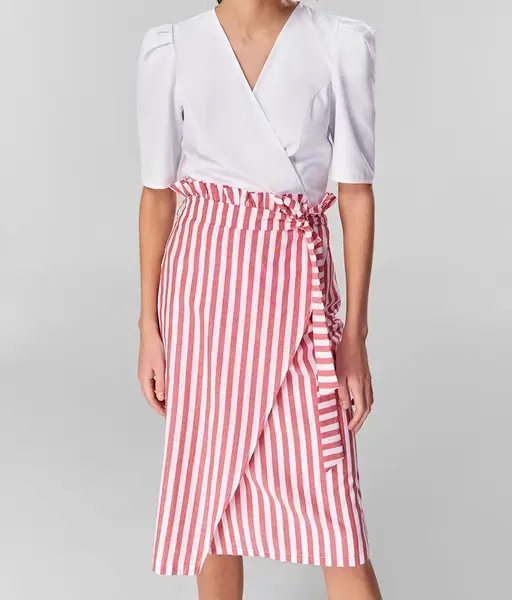 Dámská sukně Trendyol Wrap Poplin