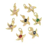Brass with Rhinestone Charms