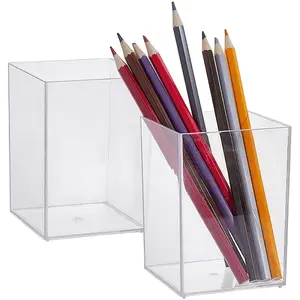 Transparent PP Pen Holders