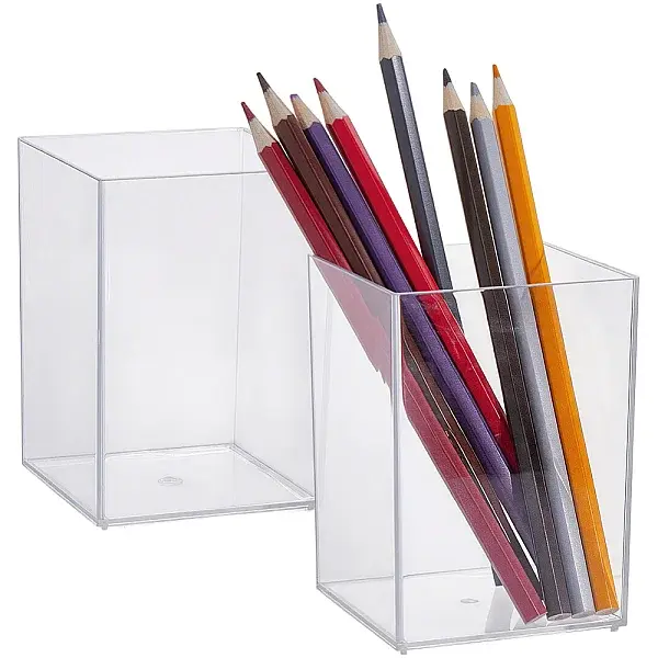 Transparent PP Pen Holders