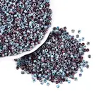 Opaque Picasso Cylinder Glass Beads
