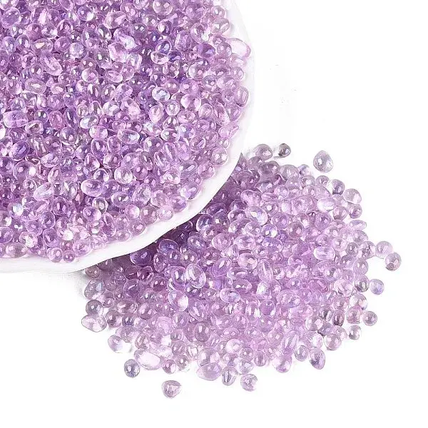 Transparent Electroplate Glass Beads