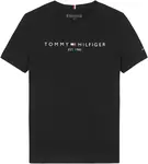 TOMMY HILFIGER Tričko  čierna / biela