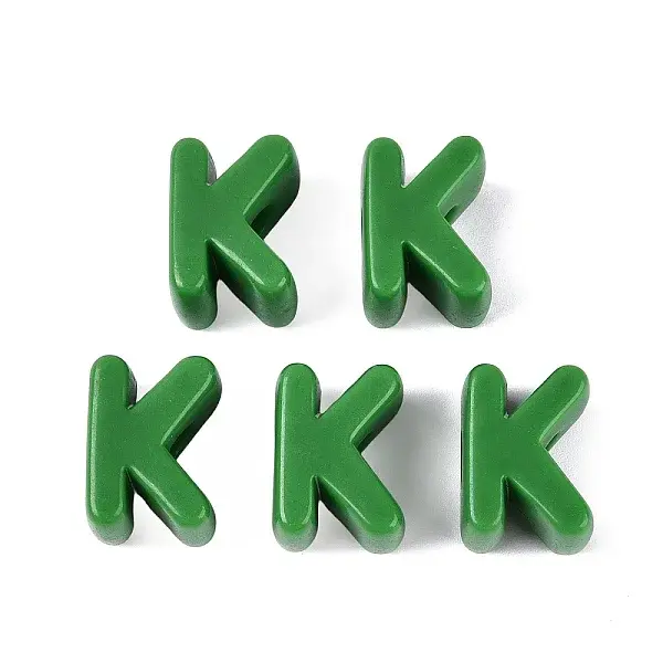 Opaque Acrylic European Beads
