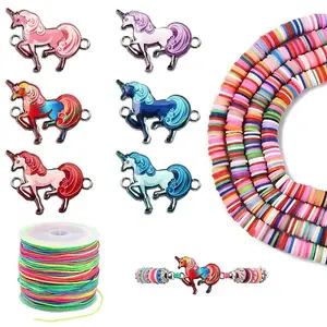 DIY Heishi Handmade Polymer Clay Bracelet Making Kits