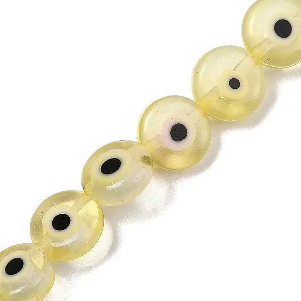 Handmade Evil Eye Lampwork Beads Strands