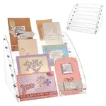 2Pcs 7-Tier Acrylic Display Risers for Jewelry