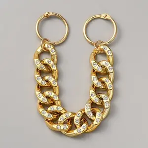 Acrylic & Rhinestone Curban Chains