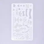 Plastic Reusable Drawing Painting Stencils Templates