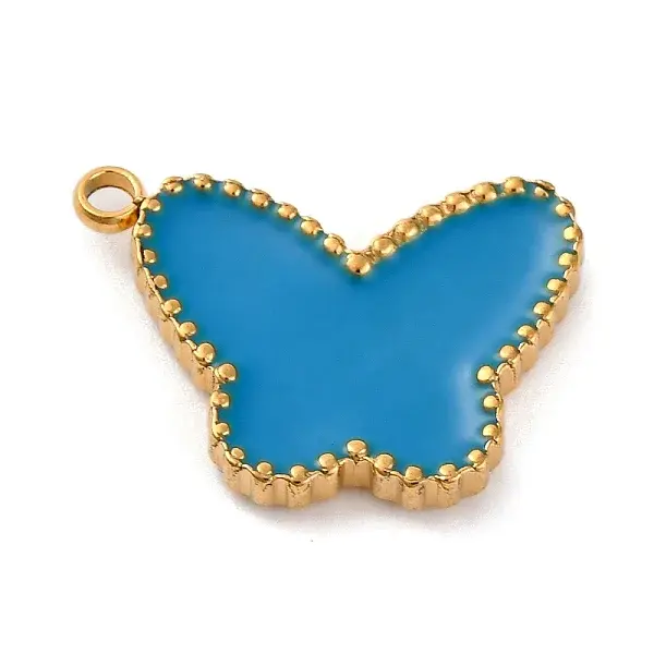 Ion Plating(IP) 304 Stainless Steel Enamel Pendants