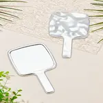 ABS Plastic & Glass Square Shaped Makeup Mirror