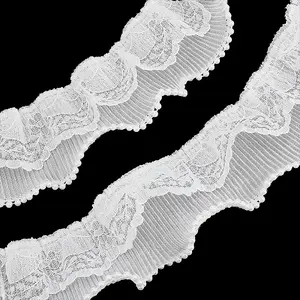 7 Yards Polyester & Chinlon Flower Ribbon